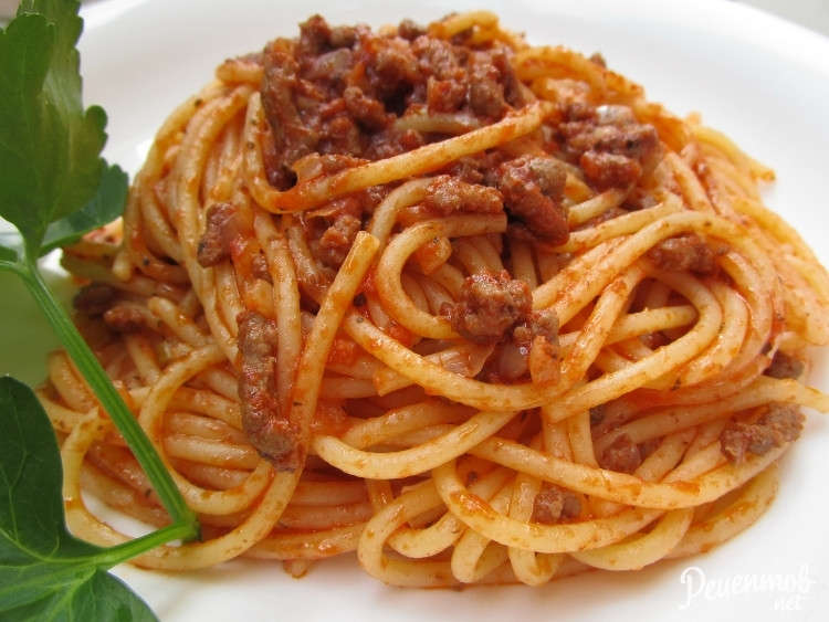 Спагетти С Фаршем Рецепт С Фото